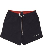 CHAMPION Mens Swimming Shorts Medium Navy Blue Polyamide DK15