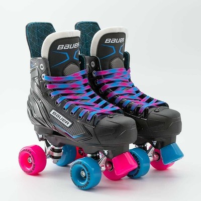 Bauer X-LP Quad Rollschuhe XLP - Mixed Rio Coaster Rollen