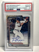 2024 Bowman Draft HTA Choice Mojo Auto /150 #CPATB Travis Bazzana Gem 💎 Mint 10