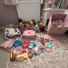 Huge Baby Born /Baby Annabelle Bundle Car Seat, Dolls and loads of accessories 