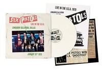 Sex Pistols - Live In The U.S.A 1978 - Dallas - Vinyl Record Ltd 1Whi - G3Z