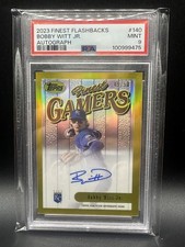 2023 Topps Finest Flashbacks - Finest Gamers Bobby Witt Jr. #140 Autographs /50