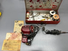 VINTAGE WEN NO. 199 SOLDERING GUN KIT PLUS EXTRAS - TESTED VG - MADE IN USA