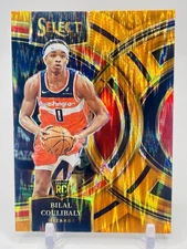 Bilal Coulibaly 2023-24 Panini Select Orange Flash Prizm Premier RC #131 Wizards