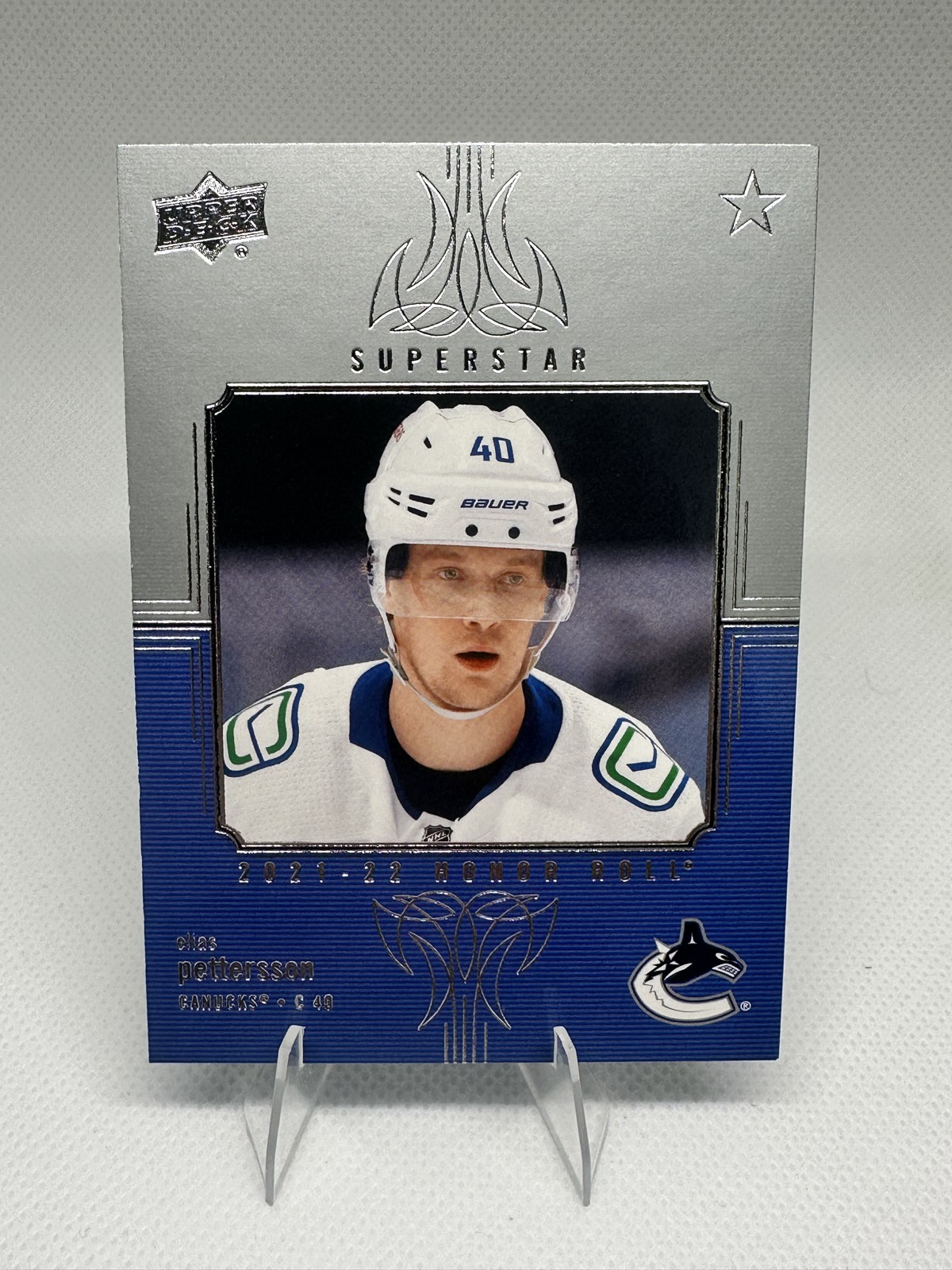 2021-22 Upper Deck Series 1 - Honor Roll Elias Pettersson #HR-7