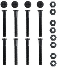 Skateboard Hardware 1 1/8 in Phillips 1 Set Nuts  Bolts 8pc