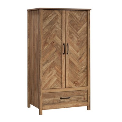 SAUDER Cannery Bridge Sindoori Mango Armoire with Drawer 59.803 in. x 32.362 in.