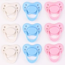 9PC Magnetic Pacifier Dummy Pacifiers for DIY Reborn Baby Dolls Accessory Gift