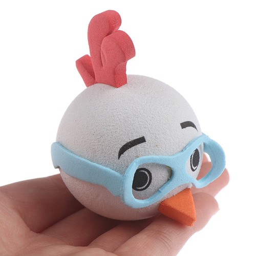 Cute Glasses Chicken Car Antenna Pen Topper Aerial EVA Ball Decor Toy Gif.mz - Picture 9 of 12
