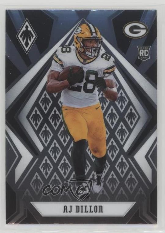 2020 Panini Phoenix Rookies AJ Dillon #125 03gt