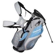 New Hot-Z Golf Ladies 3.0 Stand Bag Grey/Light Blue/White