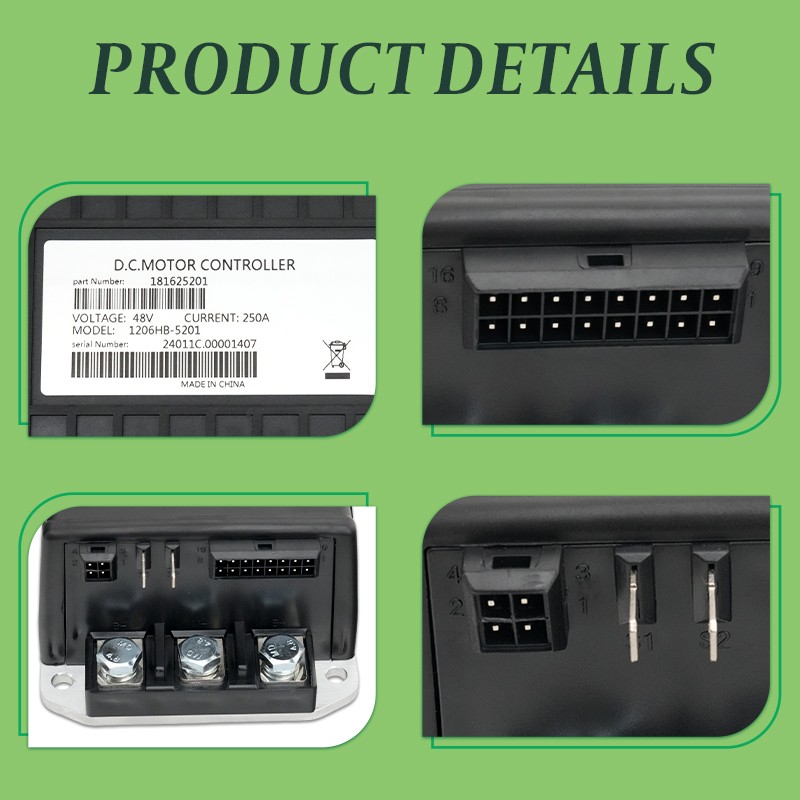 1206HB-5201 48V 250A Golf Cart Motor Controller for EZGO TXT Golf Cart Accessory