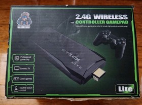 Plug 'n Play Game Stick Lite 2.4G 4K HDMI WIRELESS 10000+C New In Box