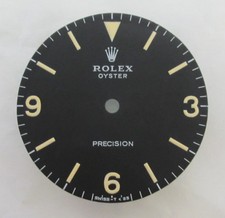 ~ Rolex Vintage #6426 Nero Opaco Riparato Quadrante 369 ~