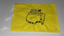 JACK NICKLAUS SIGNED 2023 MASTERS PIN FLAG 6 TIME CHAMPION PSA COA