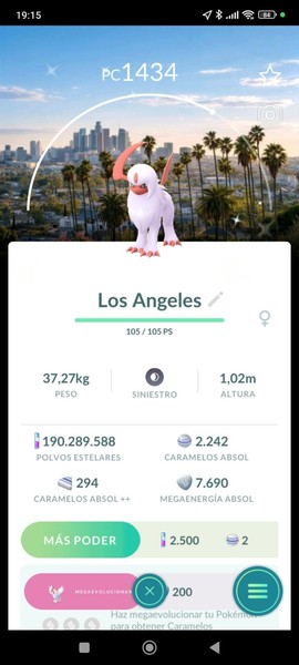 Pokémon GO Tour Kalos 2026: LOS ANGELES | ✨ Shiny Absol BG ✨ 20k Or 1M