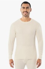 2 Of Indera Men'S Traditional Waffle Thermal Underwear Long Sleeve Shirt B37