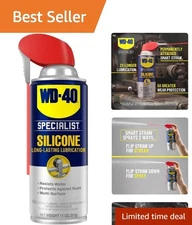 Water-Resistant 11oz Silicone Spray - Lubricates, Protects, and Prevents Rust