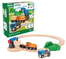 BRIO World Lift  Load Starter Set A - Wooden Railway Trains  Accessories for K