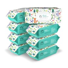 Amazon Brand - Gentle Formulated without Fragrance Baby Wipes, Hypoallergenic...