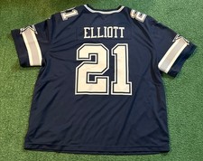 Ezekiel Elliott Nike Dri-fit On Field Dallas Cowboys #21 3XL  Jersey