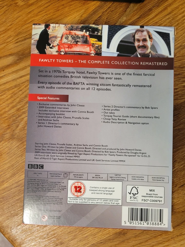 Fawlty Towers: The Complete Collection (hmv Exclusive) [12] DVD Box Set - Image 2 of 2