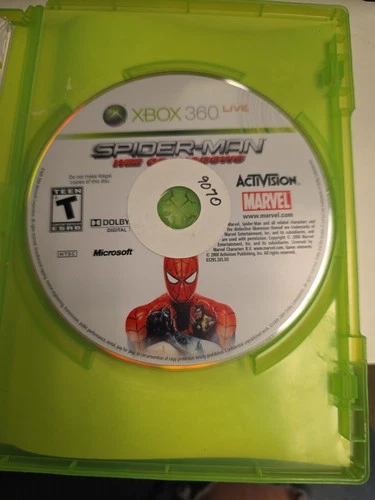 Spider-Man Web of Shadows Microsoft Xbox 360 DISC ONLY