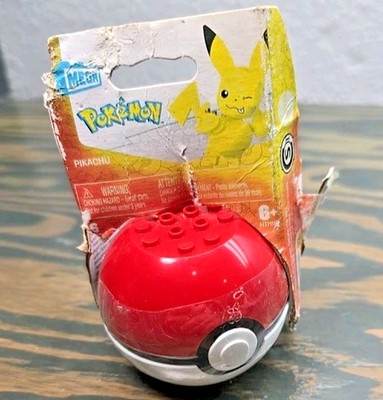 Mega Construx Pokemon Pikachu GVK60 Building Set New Sealed Box Wear