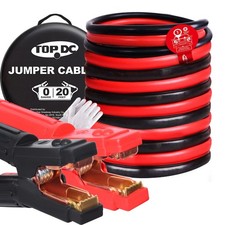 Jumper Cables Heavy Duty 0 Gauge 20 Feet 1000amp Topdc Booster Battery Diesel