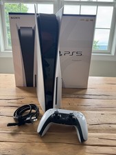 Sony PS5 Disc Edition CFI-1215A Console Works...