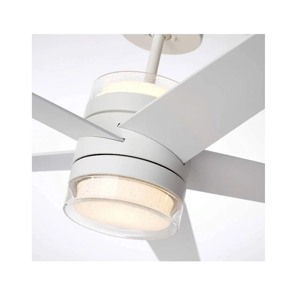 Luminance Kathy Ireland Home Lucere 52" Ceiling Fan, Satin White CF575SW - Image 3 of 4