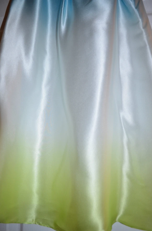 Helena Girls Watercolor Silk Dress Size 4 Chasing Fireflies - NEW Beautiful - Image 3 of 4