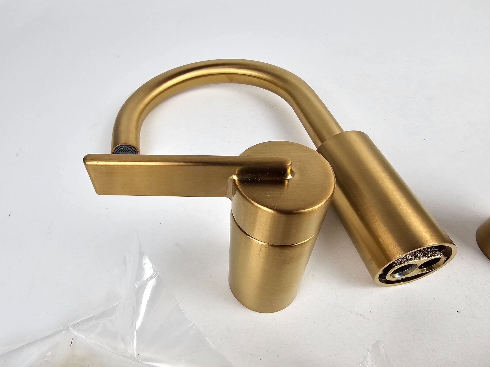 Moen Cia 2 Handle Brushed Gold Widespread Bathroom Sink Faucet *NICKS ...