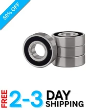 High Performance 6204-2RS Deep Groove Ball Bearings, Easy Maintenance Design