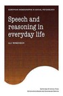 Speech and Reasoning in Everyday Life by Uli Windisch (Paperback, 2009)