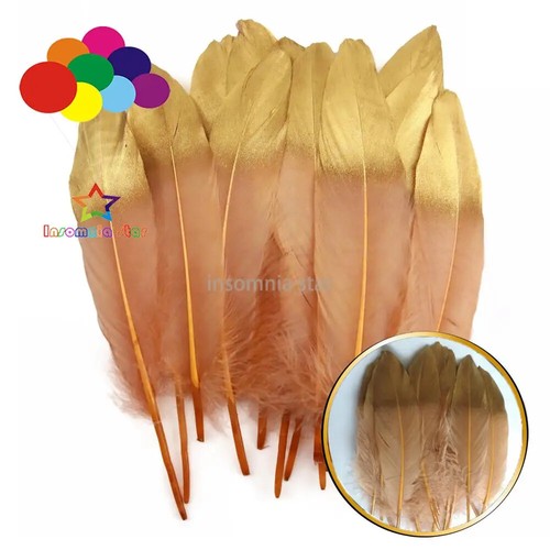 10Pcs/lot Goose Feathers for Crafts Jewelry Making DIY Plumas Wedding Decoration - Picture 33 of 39