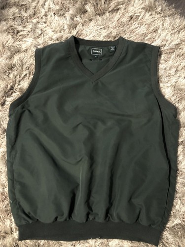 🔥 Bolle Golf Mens Sz XL Water And Wind resistant Vest Pullover Classic green