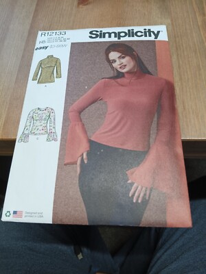 Simplicity EASY-TO-SEW KNIT TOP PATTERN R12133/S3003 BRAND NEW! UNCUT! SZ 6-14