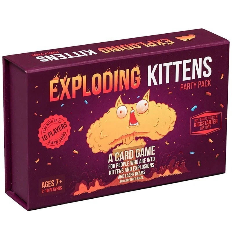 Exploding-Kittens Original Edition Card Games Party Game for Adults ...