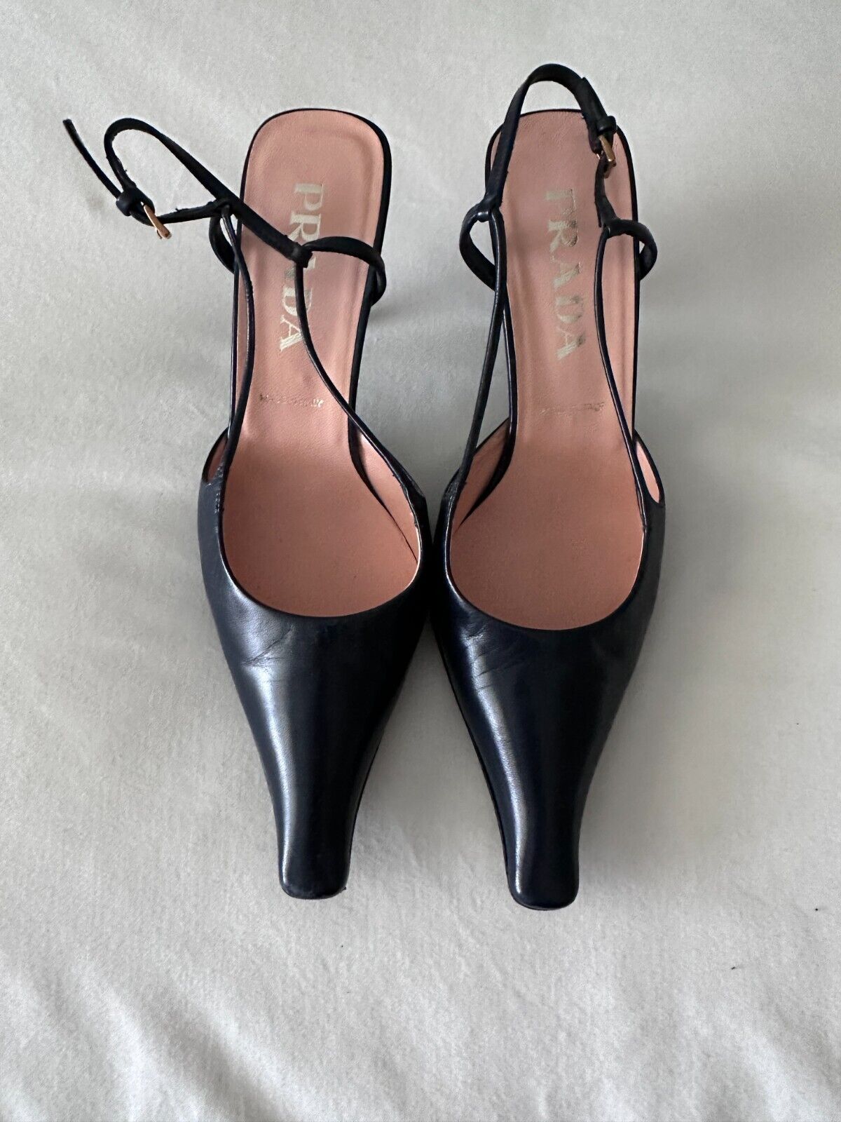 Prada Vero Cuoio Heels - mint condition - Made in Italy - Size 37