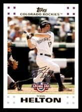 2007 Topps Opening Day #81 Todd Helton Colorado Rockies