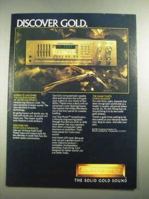 1981 Marantz SR8100DC Receiver Ad - Discover Gold