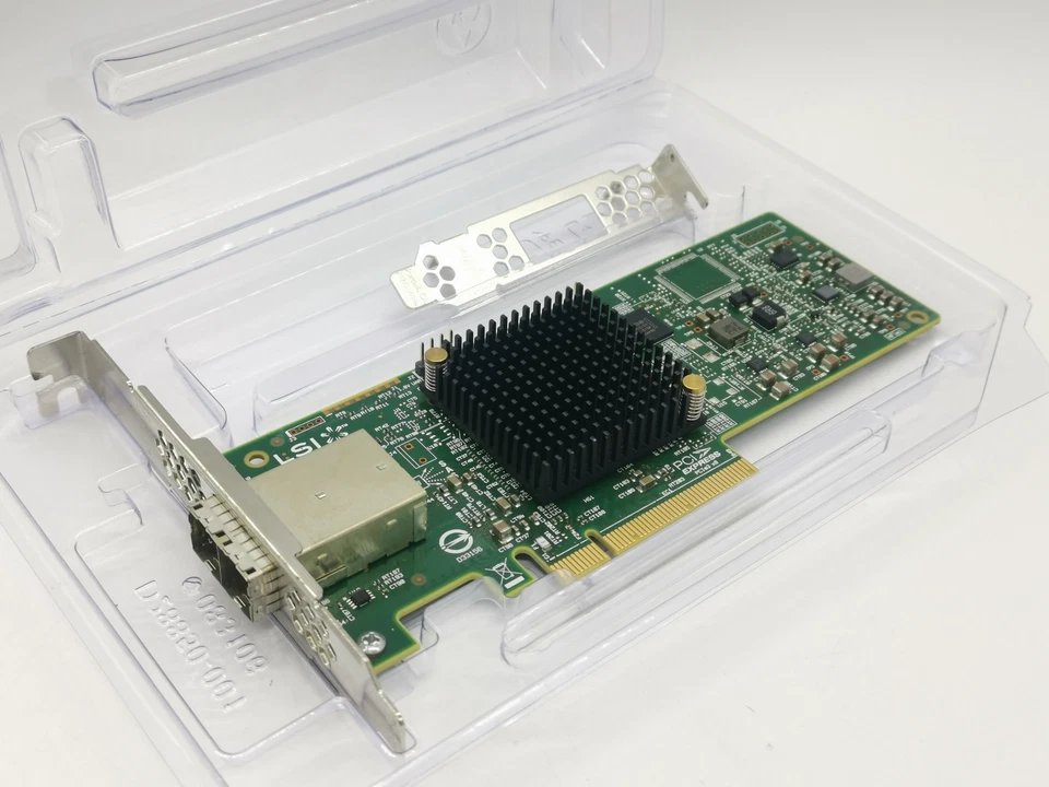 Controlador HBA LSI SAS 9300-8e 12Gb/s 8 portas SFF8644 PCIe 3.0 modo TI EUA - Imagem 3 de 4