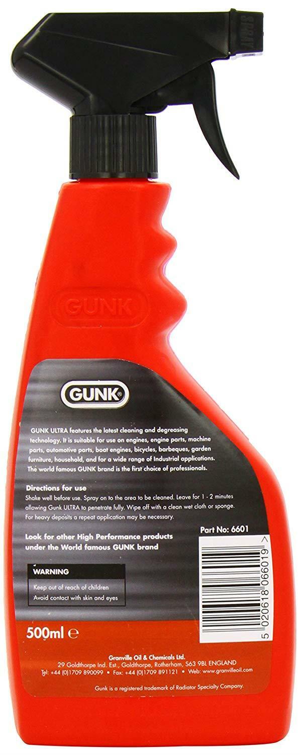 2 x Gunk Ultra Engine Degreaser Spray Cleaner Car Grease Dirt Remover