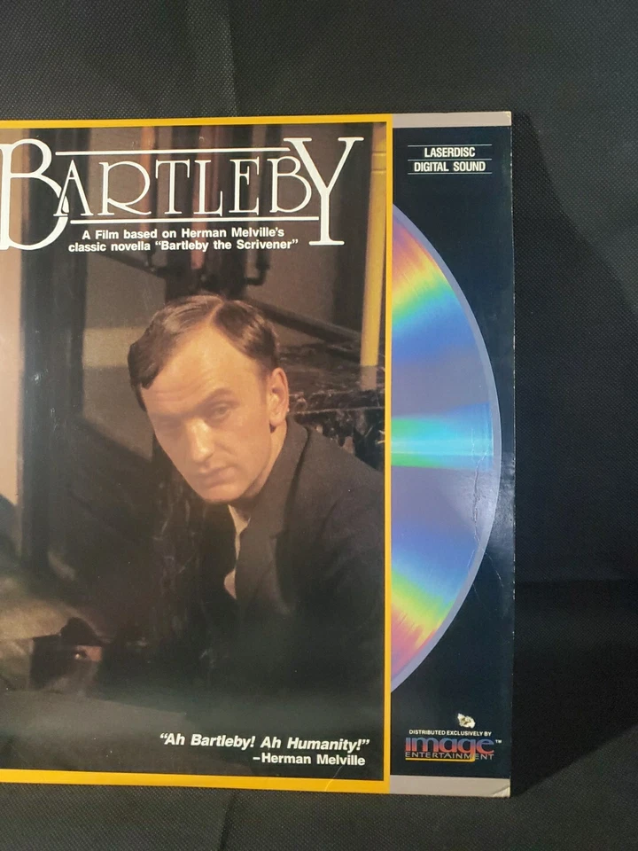 BARTLEBY Laserdisc LD VERY GOOD CONDITION VERY RARE GREAT FILM PAUL SCOFIELD - Image 3 of 4