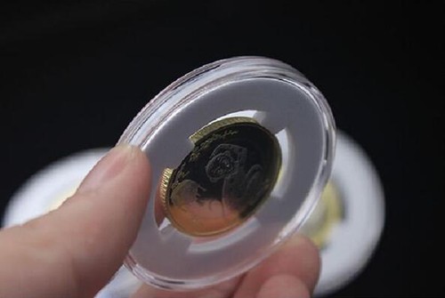 Estuche con soporte para cápsulas de monedas de 10 piezas + almohadilla protectora para juntas para monedas conmemorativas de 30 mm - Imagen 4 de 15