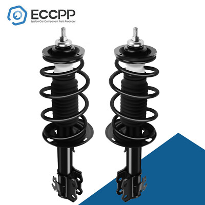 Front Complete Strut & Coil Spring Assembly Kit For 2006-2014 Toyota Yaris (Pair)
