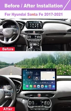 13.1 inch For Hyundai Santa Fe 4 2017-2021 Car Radio Carplay Android Multimedia