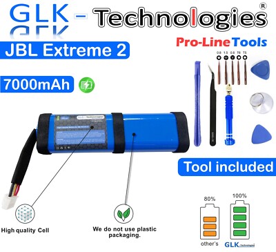 GLK Akku Batterie  für JBL Xtreme 2, 2INR19/66-2, SUN-INTE-103 TOP Qualität 2026