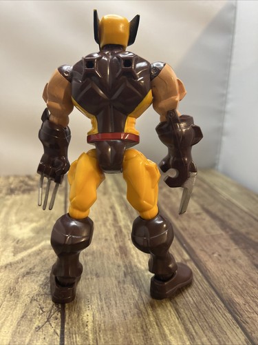 Marvel Comics HERO MASHERS 6" WOLVERINE X Men toy action figure RARE 2013 - Picture 4 of 9